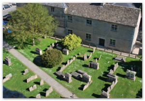 St Mary's Churchyard from the Church Tower